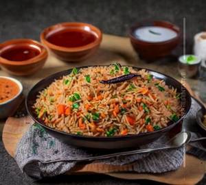 Veg schezwan rice