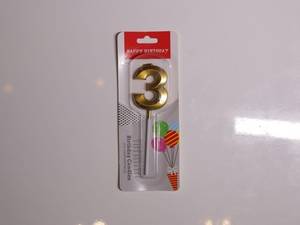 Golden Number Candle 3