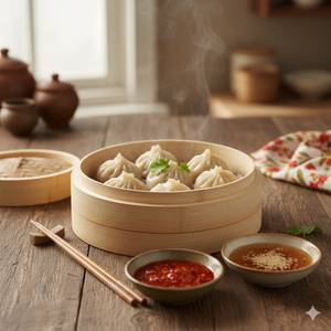 Momos steamed