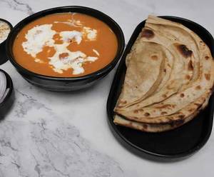 Handi Paneer With Laccha Paratha