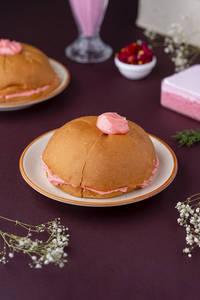 Belgian Rose Butter Cream Bun