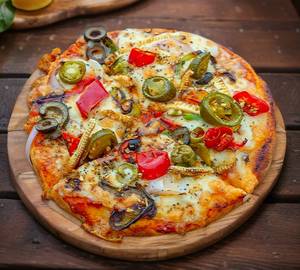 Veg spicy spanish pizza