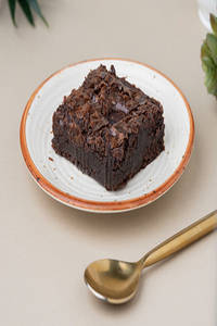 Dark Chocolate Brownie ( Eggless )