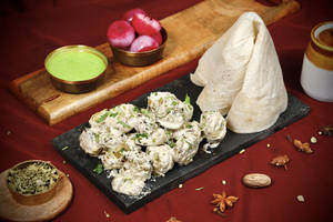 Malai Chaap Tikka [14 Pcs] With 2 Rumali Roti