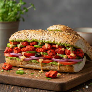Chicken Overload Sub Sandwich