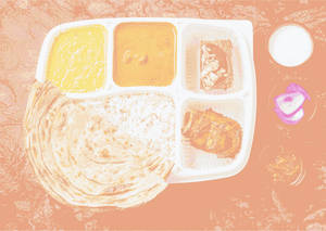 Paneer and Dal Combo