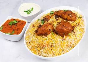 Boneless chicken biryani