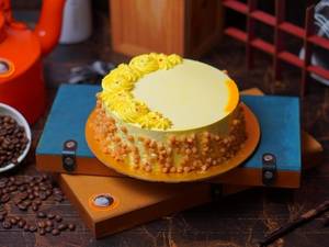Eggless Butterscotch Cake