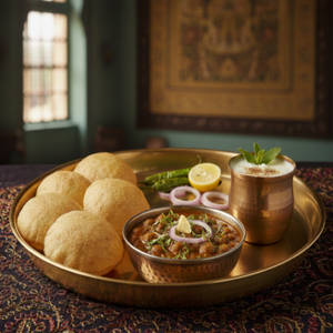 Chole Puri Combo.