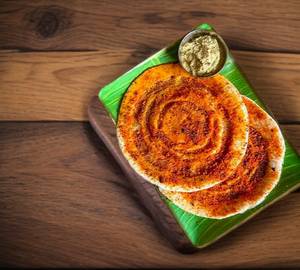 3 podi dosa with sambar and chutni