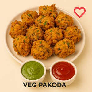 Veg Pakoda [10pcs] (100% Restaurant Menu Price)