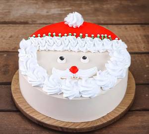 Christmas Theme Red Velvet Cake