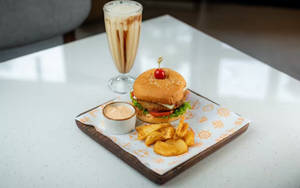 Bombay Potato Patty Burger