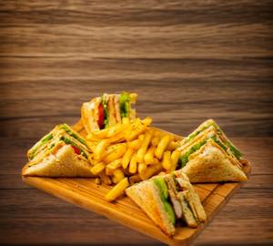 Veg club sandwich