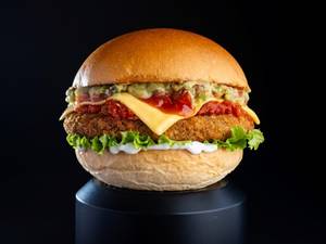 Guacamole Black Bean Burger