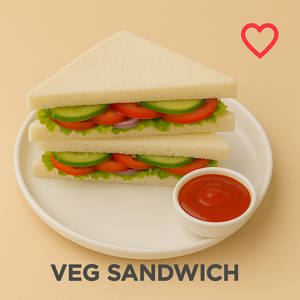 Veg Sandwich (100% Restaurant Menu Price)
