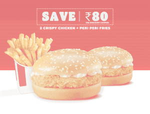 2 Crispy Chicken + Peri Peri Fries