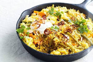 Vegetable And Paneer Biryani
