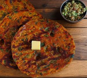 Mix cheese thalipeeth