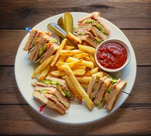 Empera chicken club sandwich