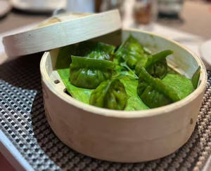 Chilli Garlic Greens Dim Sum (6 Pcs)