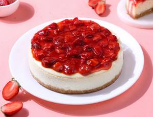 Strawberry Baked Cheesecake (600 gm)