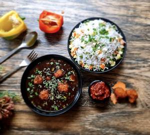 Veg Manchurian Rice