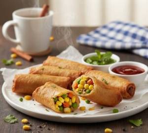 Veg Corn Rolls [6 Pcs]