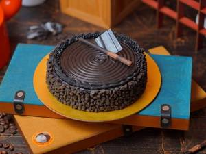 Eggless Choco Chips Cake