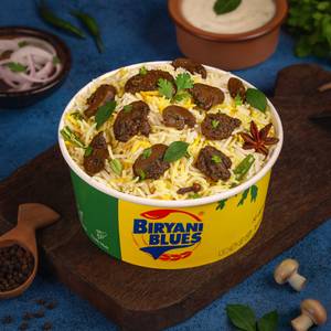 Pepper Mushroom Biryani [Serves 1]