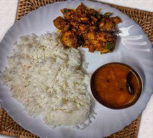 Rasam Rice With Chicken Fry( 500Ml)