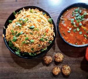 Triple Schezwan Fried Rice
