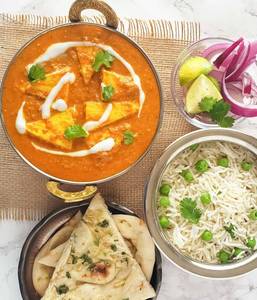 Shahi Paneer + Butter Naan