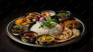 Chutney Flakes Premium Thali