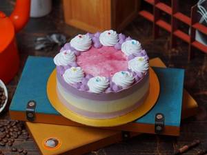 Eggless Blueberry Cake