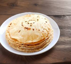 Phulka with curry 