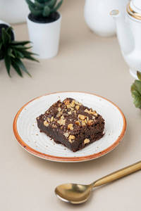 Choco Walnut Brownie ( Eggless )