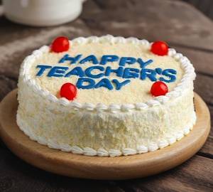 White Forest Flavour Teacher's Day Cake [500G]