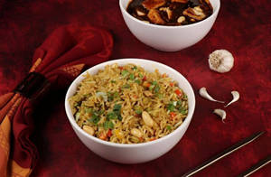 Veg Singapore Fried Rice