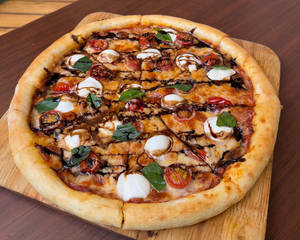 Cherry Mozzarella & Basil Pizza