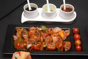 Chili Garlic Chaap Dry
