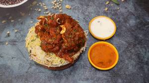 Special Mutton Biryani (b-rice 1000ml) (250ml Mutt Curry)