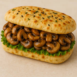 Mushroom Makhani Kulcha Sandwich