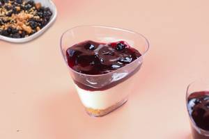 Non Baked Blueberry Cheesecake Jar