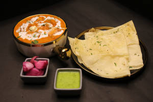 Veg Butter Chicken + Rumali Roti