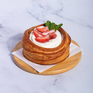 Strawberries And Cream Danish