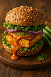 Tofu Makhani Burger