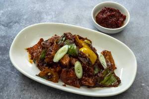 Paneer Fry (semi Gravy)