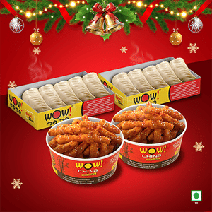 Veg Momo & Chilli Potato Combo for 4