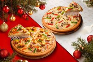 Santa's Free Pizza Gift (Tandoori Paneer Tikka)